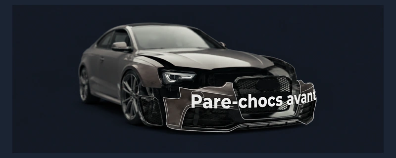 Pare chocs avant et boucliers - pièces carrosserie pro